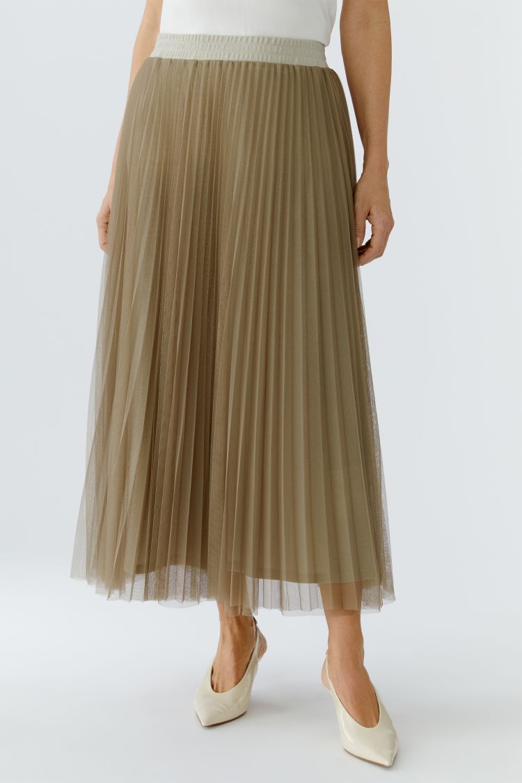 Pleated Tulle Skirt