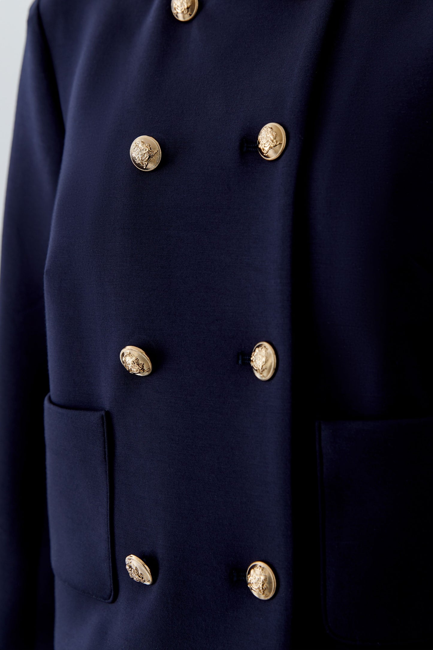 96341 Oui DARK BLUE JACKET W/ BUTTONS