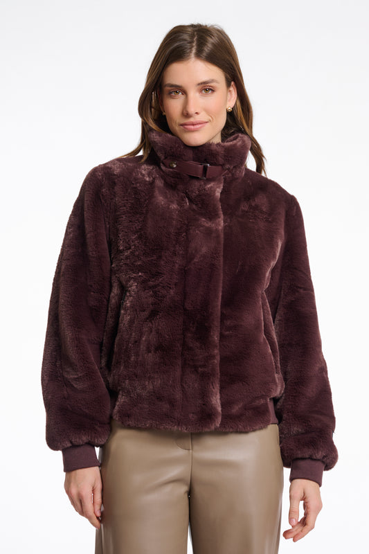 Ambra Short Faux Fur Jacket
