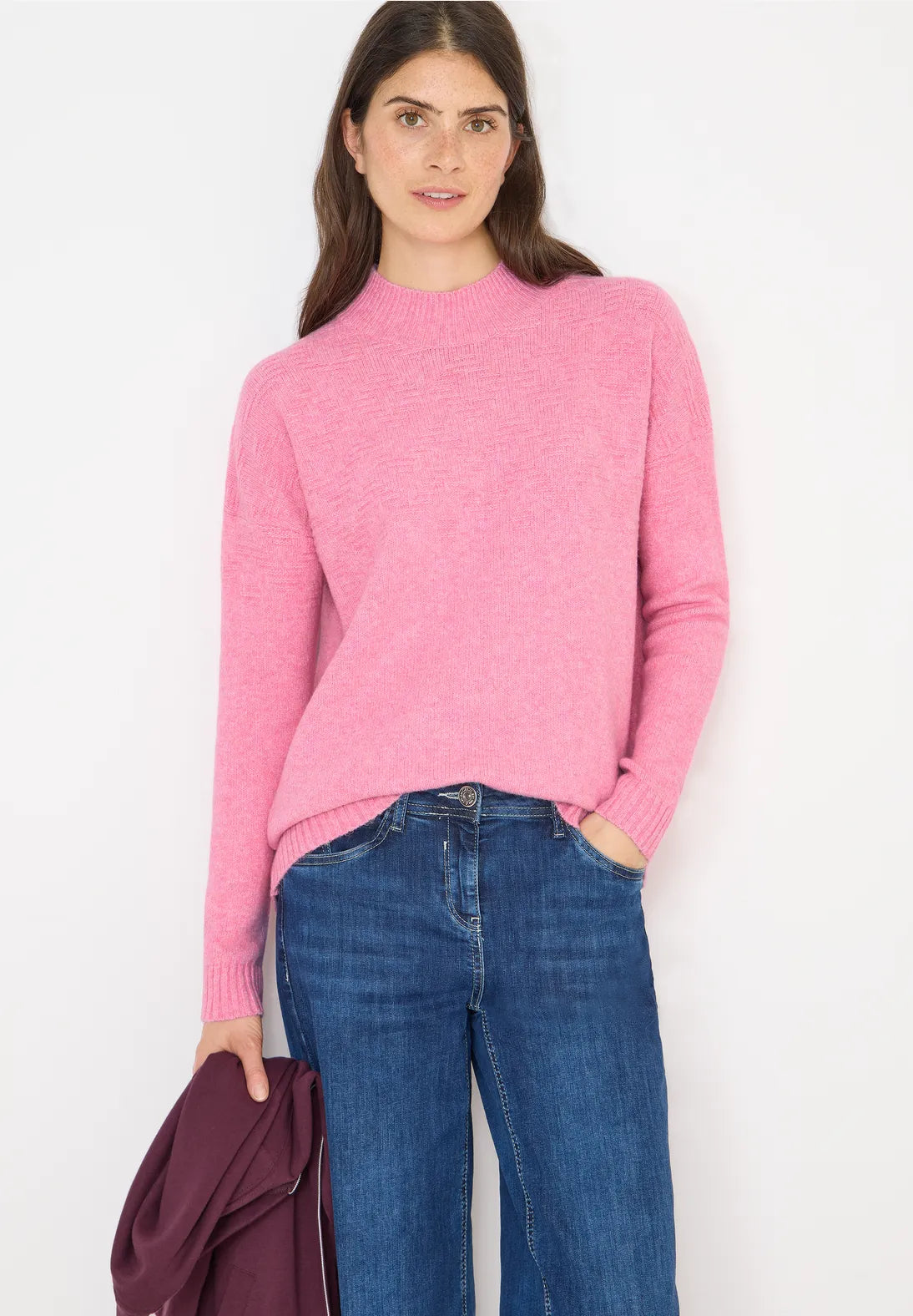 Jacquard Turtle Neck Jumper