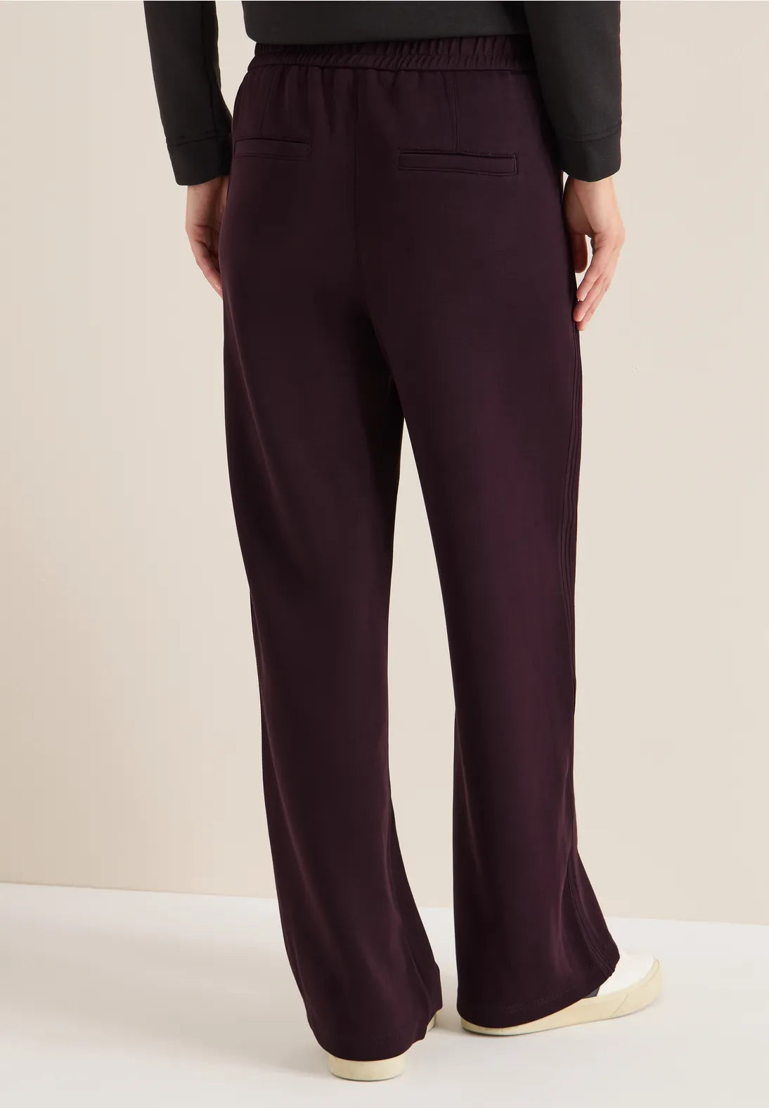 Soft Trousers With Side Stripes