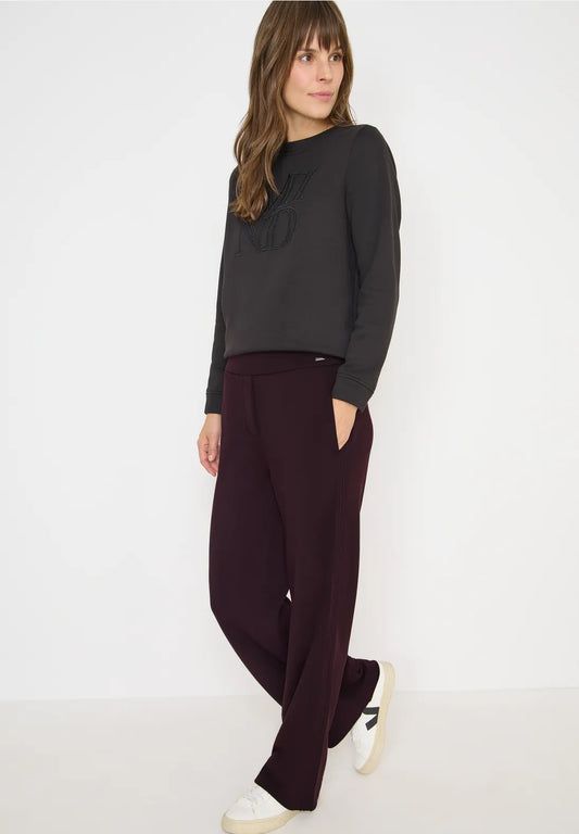 Soft Trousers With Side Stripes