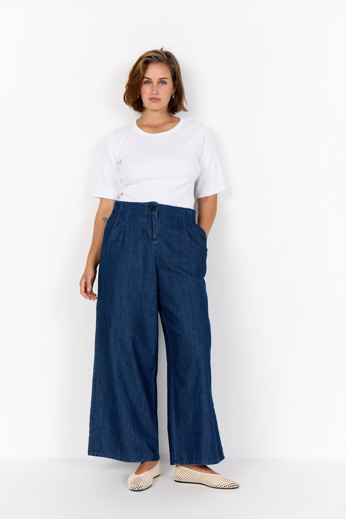 Wasabi Concept Wide Leg Jeans