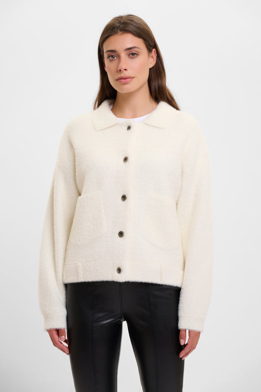 Bubbly Jacket- White, Birch, Pink