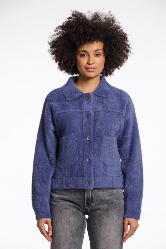 Bubbly Jacket - Blue, Mauve & Playground