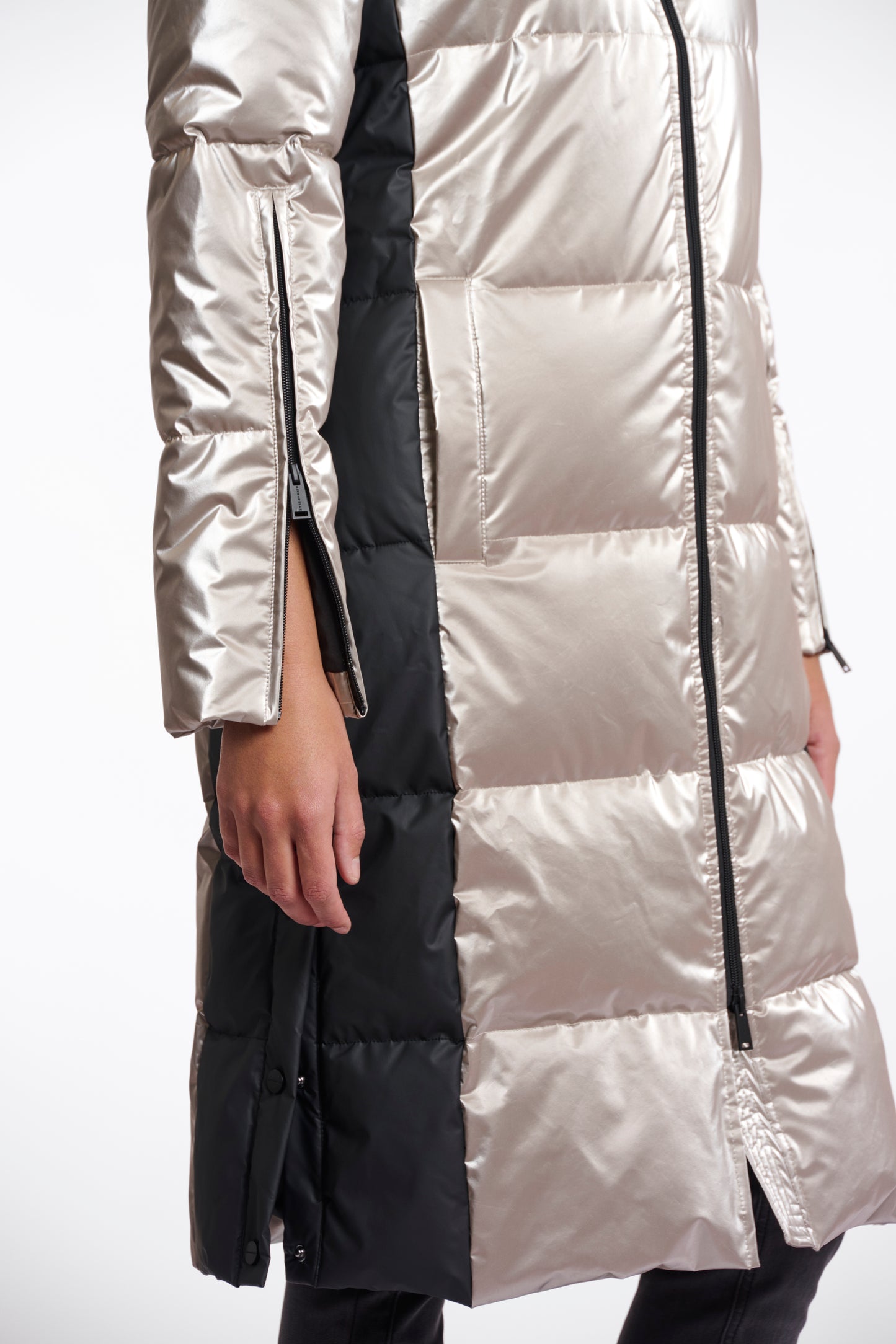 Ciara Long Metallic Coat