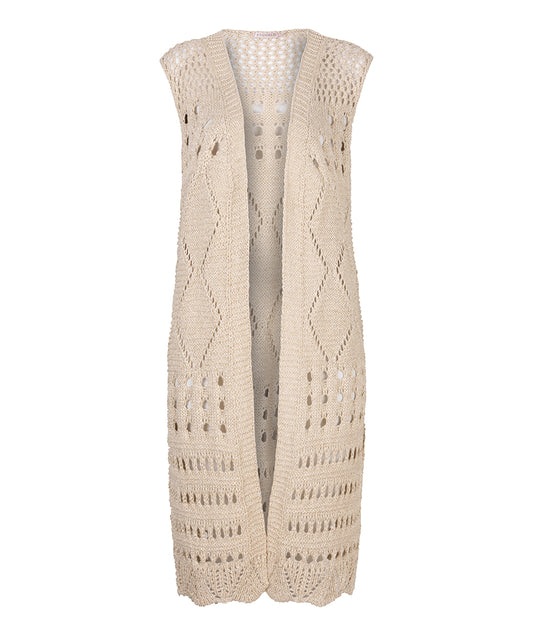 Sand Knit Gilet