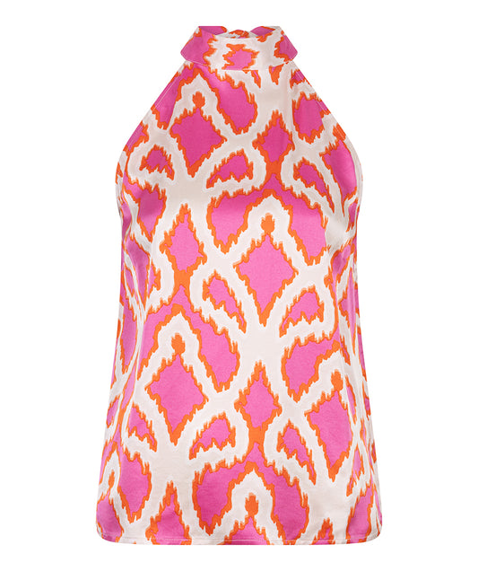 Print Halter Top