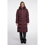 Rino & Pelle Hudson Burgundy Longline Puffer Coat