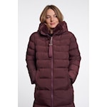Rino & Pelle Hudson Burgundy Longline Puffer Coat
