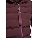 Rino & Pelle Hudson Burgundy Longline Puffer Coat