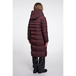 Rino & Pelle Hudson Burgundy Longline Puffer Coat