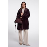 Rino & Pelle Jasha Chocolate Structured Handbag