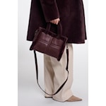 Rino & Pelle Jasha Chocolate Structured Handbag