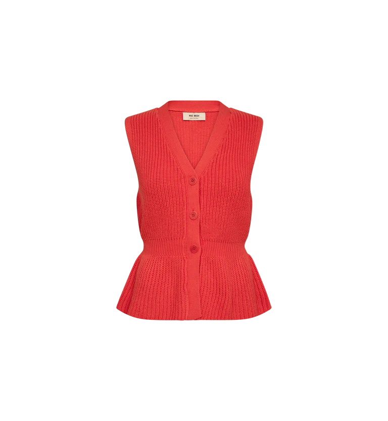 Mos Mosh a spicy orange sleeveless vest