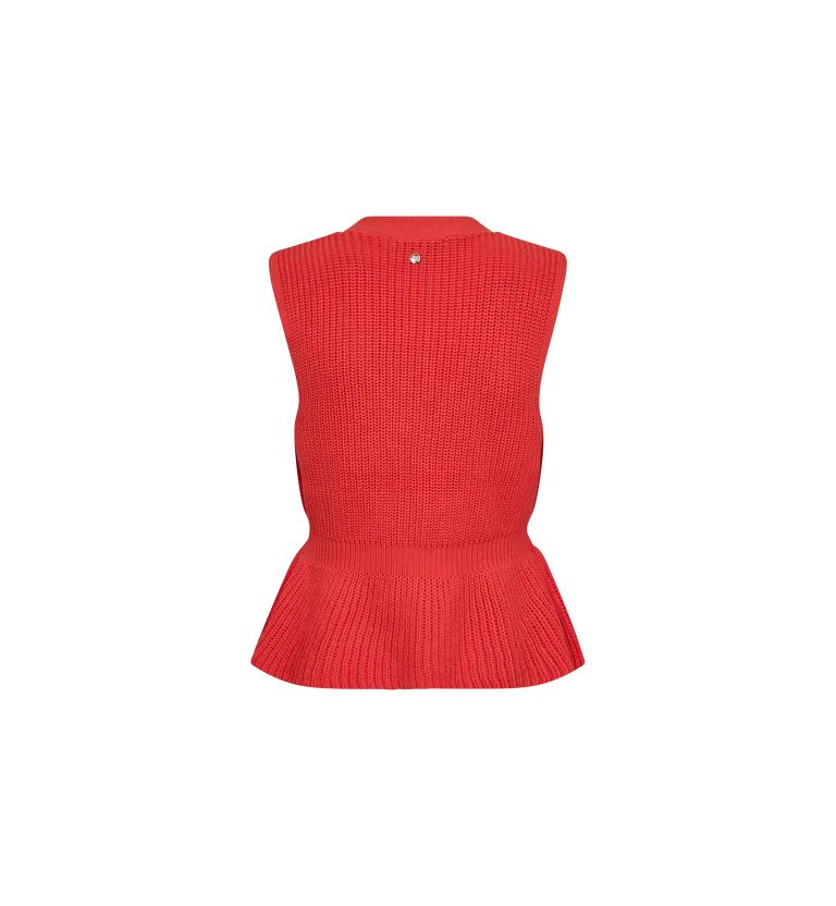 Mos Mosh a spicy orange sleeveless vest