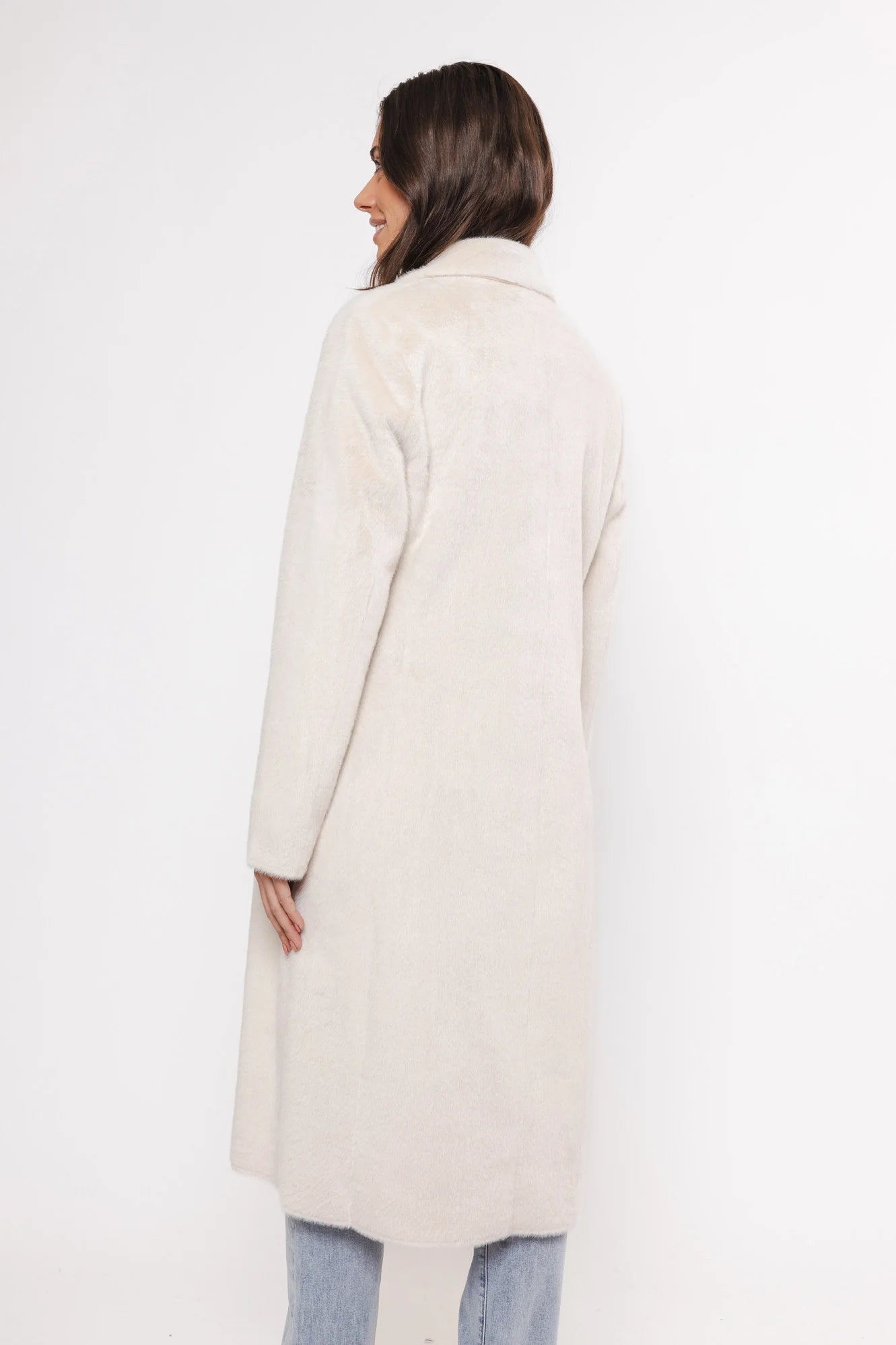 Saami Single Breast Fur Jacket