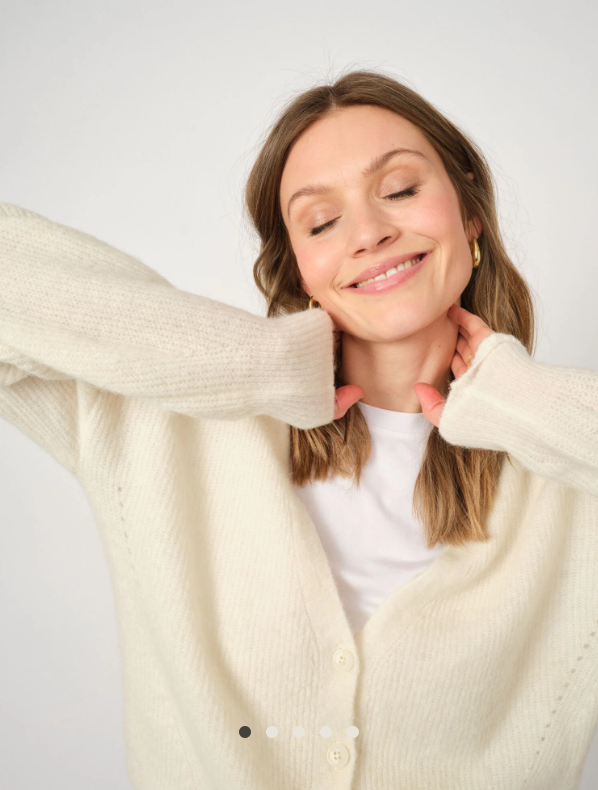 Thora V-Neck Knit Cardigan