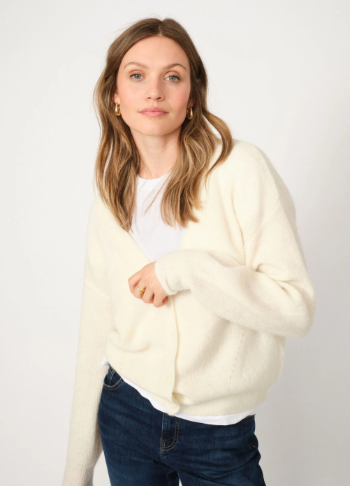 Thora V-Neck Knit Cardigan