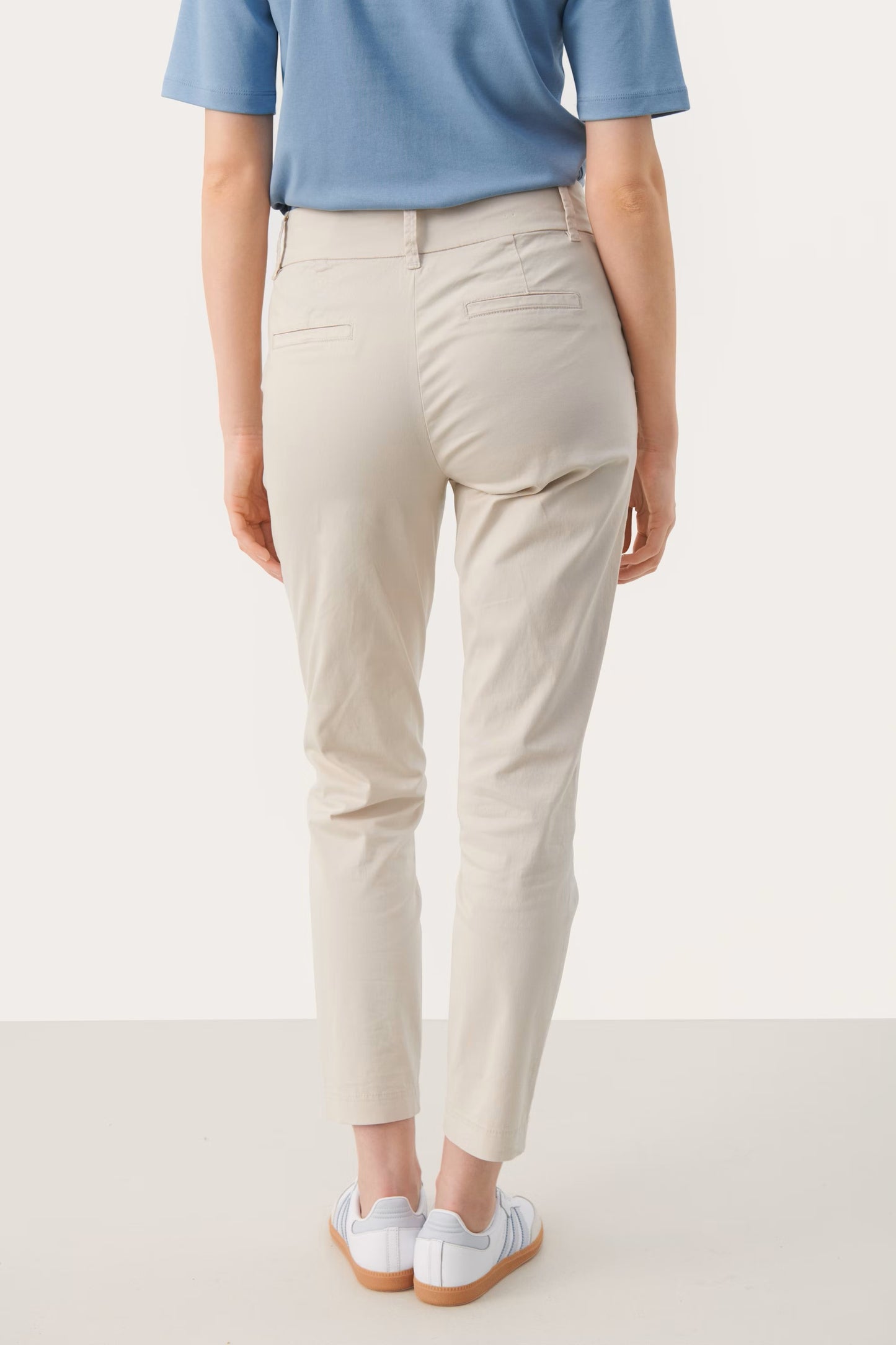 French Oak Tapered Leg Trousers