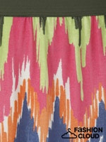MULTICOLOUR FLOWY MIDI SKIRT