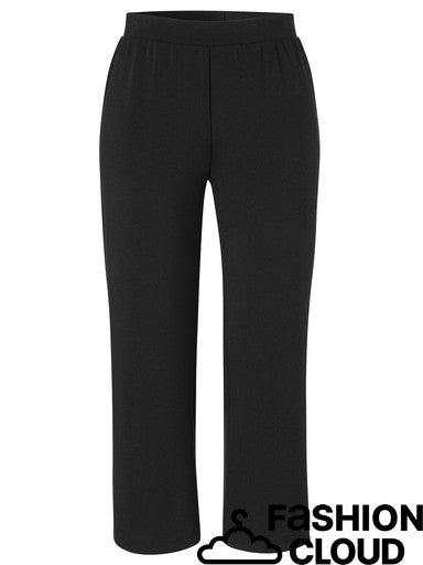 Pull-On Wide Leg Trousers