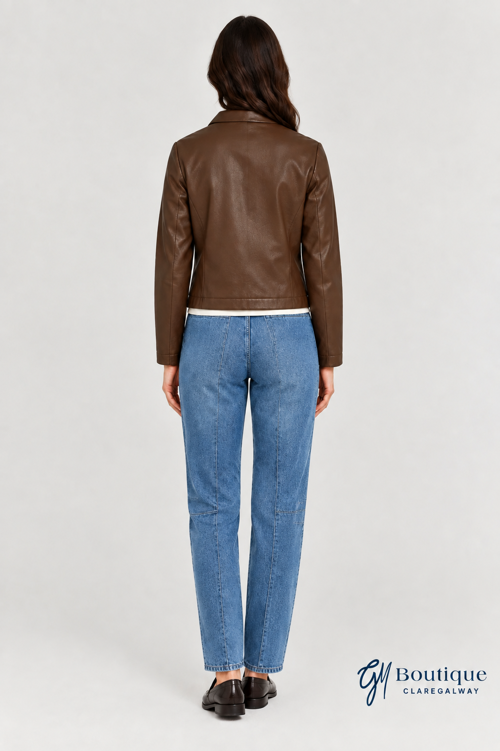 Women's Chocolate Zip-Front Jacket