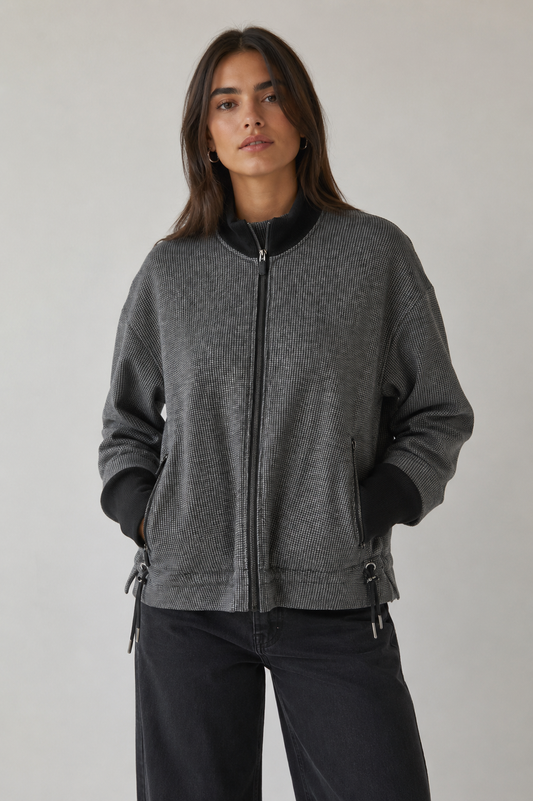 Checked Zip Jacket