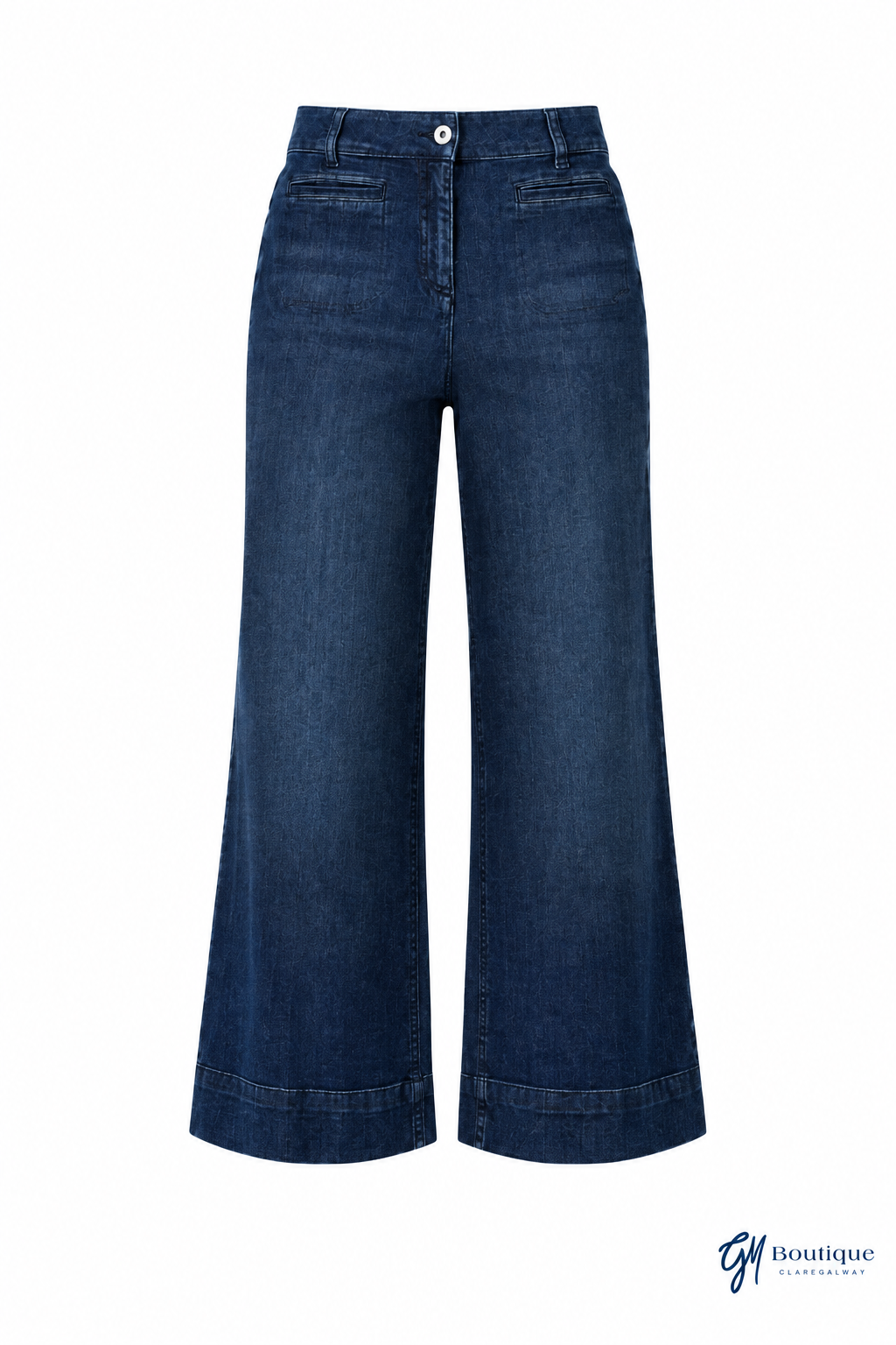 Jeans only, front view with GM Boutique logo