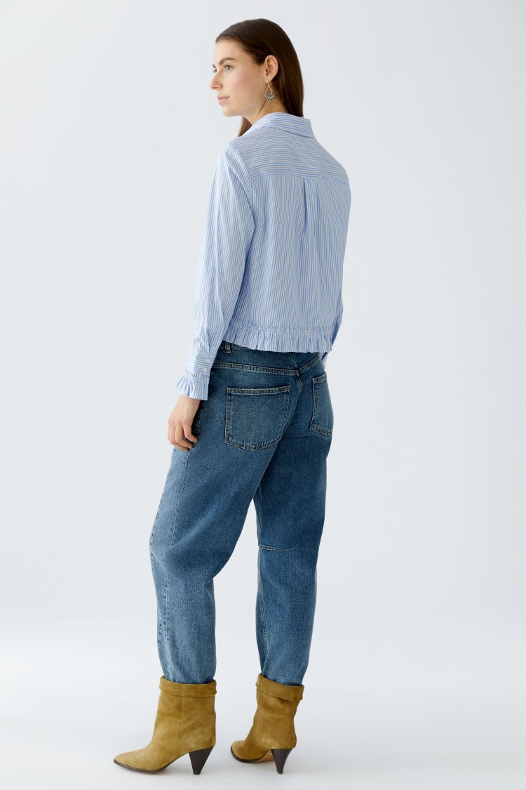 Blue Striped Blouse