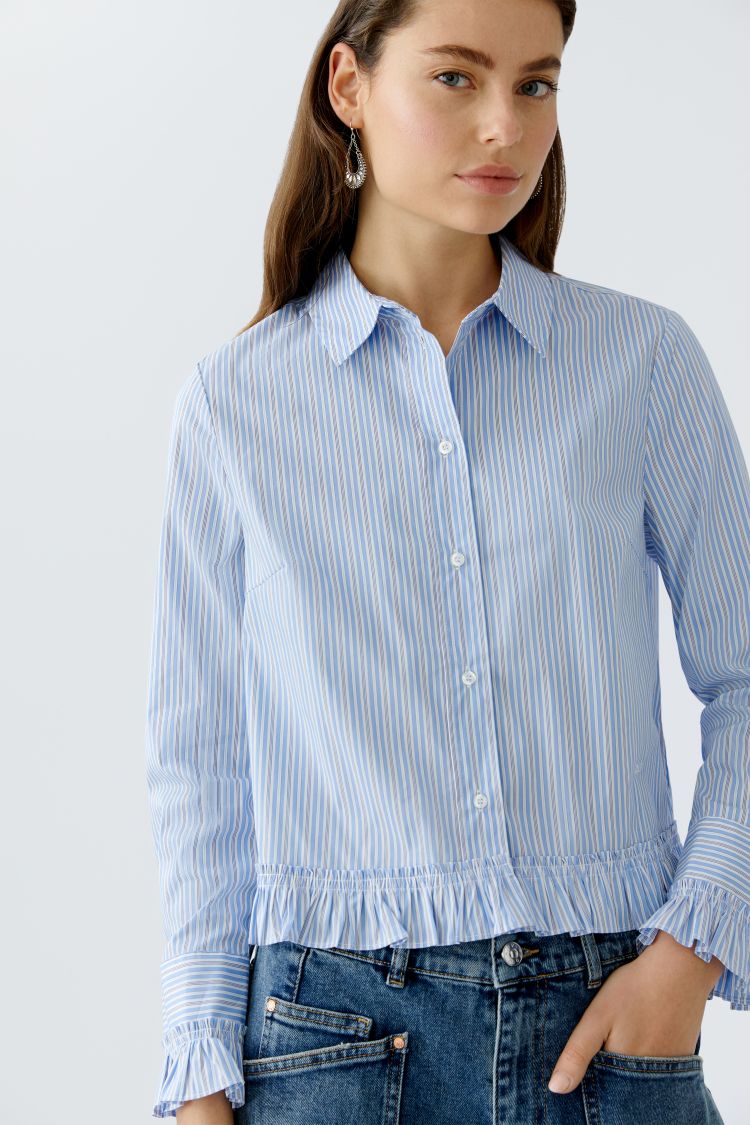 Blue Striped Blouse