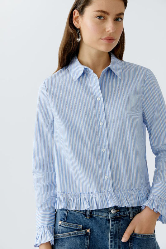 Blue Striped Blouse