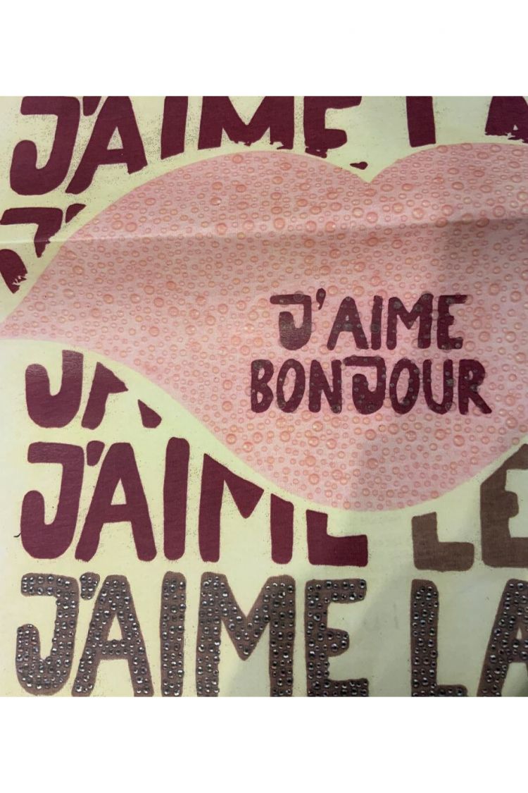 Oui Patterned Scarf